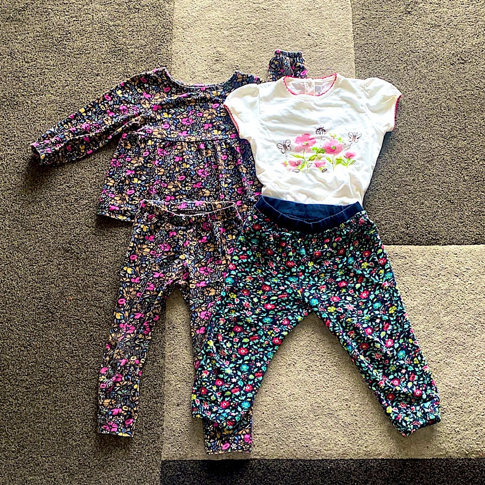 GAP Kids Floral Matching Set x2
